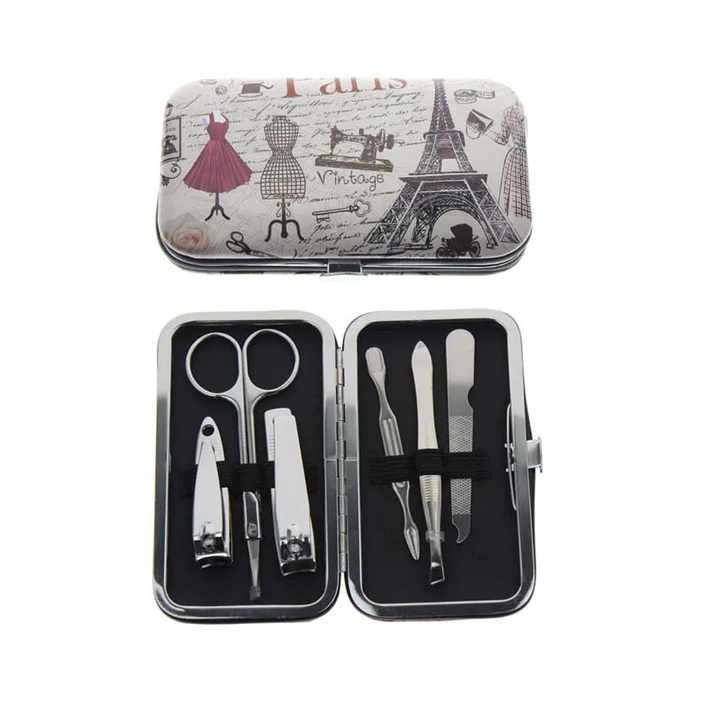 6 In 1 Vrouwen Meisje Perfecte Franse Manicure Tools Set Kit Voor Populaire Feestdagen Kerstcadeau