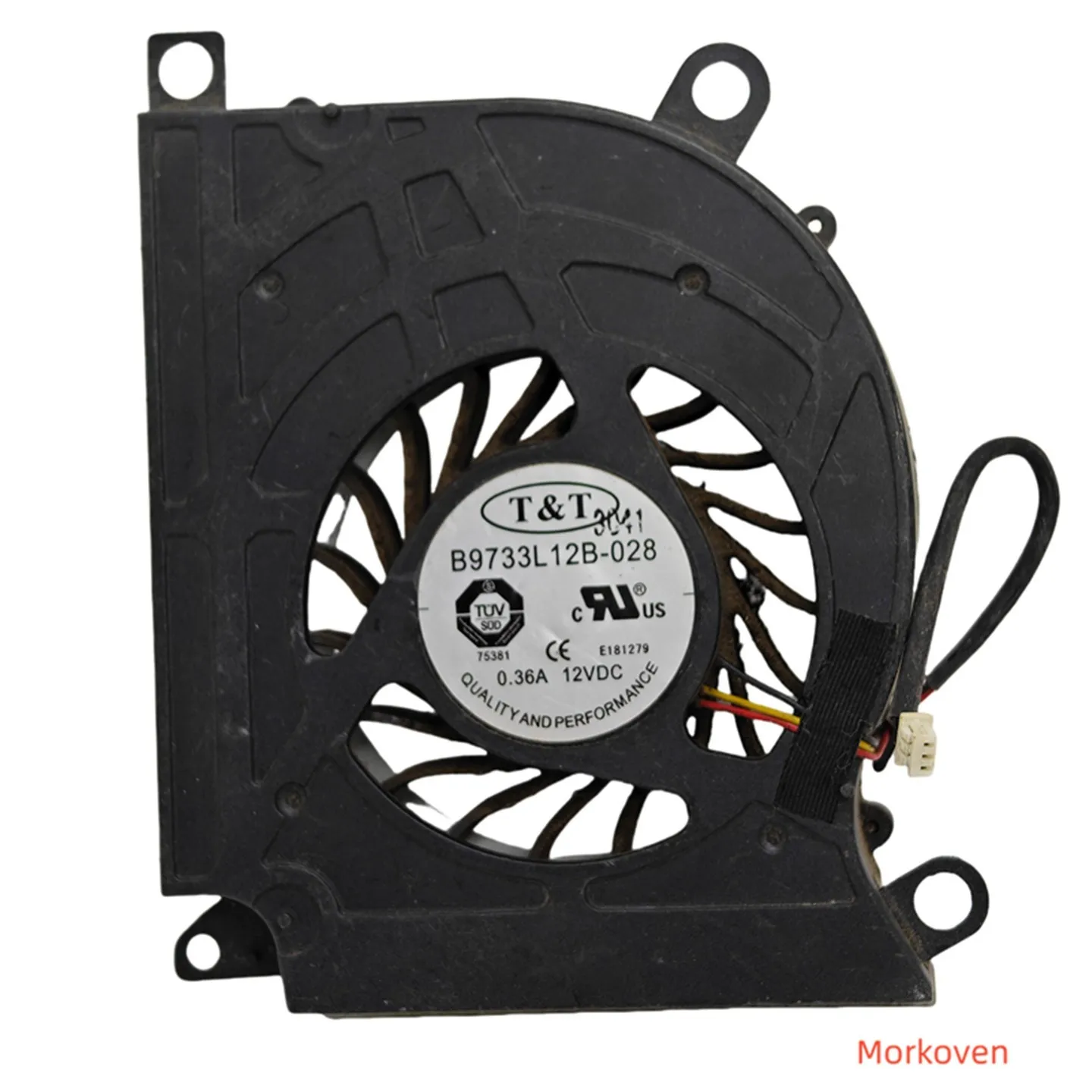 

Вентилятор охлаждения процессора ноутбука для MSI GX660 GT680 GT683 GT60 GT70 B9733L12B-028