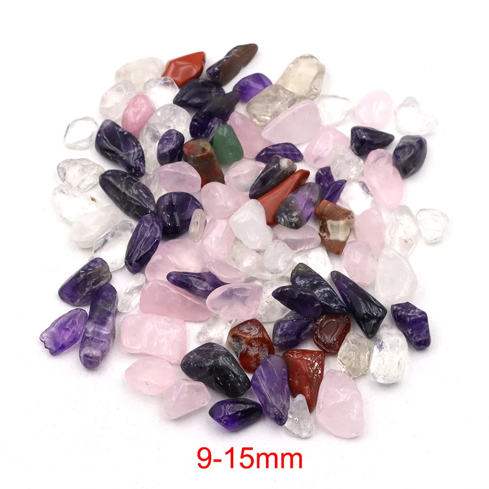 50g/100g 5 Sizes Natural Mixed Quartz Crystals Stone Rock Gravel Specimen Tank Decor Natural Tumbled Chip Stones and Minerals - Image 6