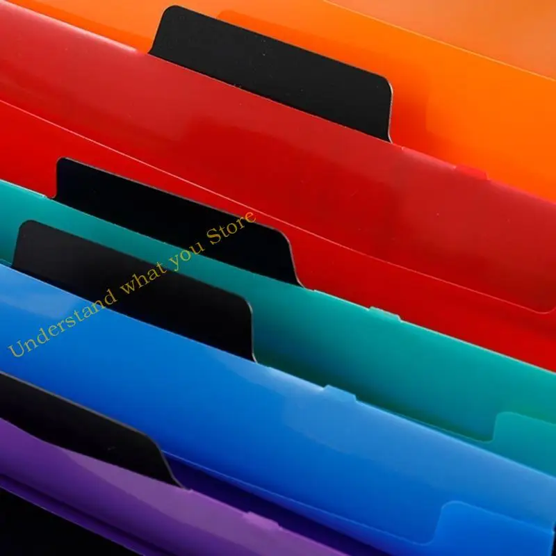 

J60A 6 Tier File Document Folder Wall Mount Storage for Magazine Notebook