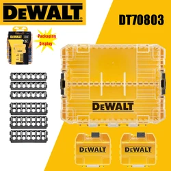 DEWALT DT70803 Storage Case Small Bulk Storage Case Screwdriver Bit Bars Accessory Transparent Lid Tool Box Accessory Part Case