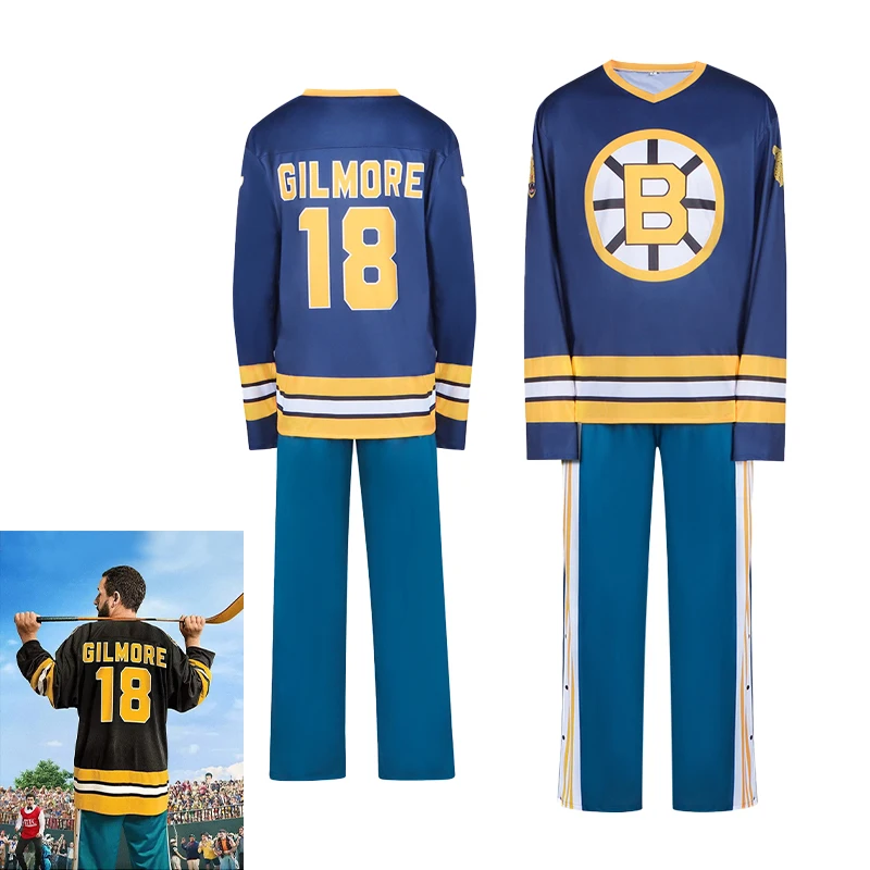 

Happy Gilmore 2 Cosplay Costume Fashion Movie Long Sleeve Sweatshirt Pants MenGolf Jersey Halloween Party Outfits