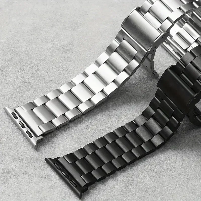 Stainless Steel Strap for Apple Watch band 45mm 44mm Ultra 2 49mm 42mm-40mm-41mm-46mm Metal watchband series 10 9 8 7 6 5 4 3 se image 2