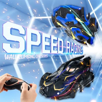 Car Radio Climbing Electric Ceilling RC Remote Control Machine Model Anti Gravity Drift Stunt Racing Toys for Children Boy Gift