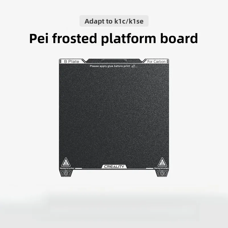 Original brand new PEI frosted platform board 235&times 235 spring steel for the accessories of Creality 3D K1C/K1SE 3D printers