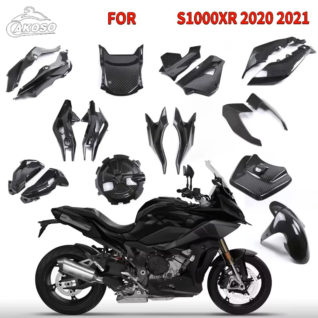 

Полный комплект обтекателя из углеродного волокна для BMW S1000XR 2020-2024, комплект панели для обтекателя всего тела мотоцикла