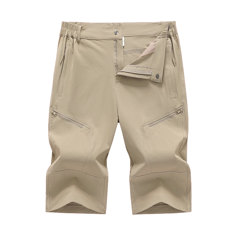 Men's Tactical Shorts Man With Multi Pockets Casual Durable Waterproof Cargo Hiking for Outdoor Trekking Army Clothing Baggy