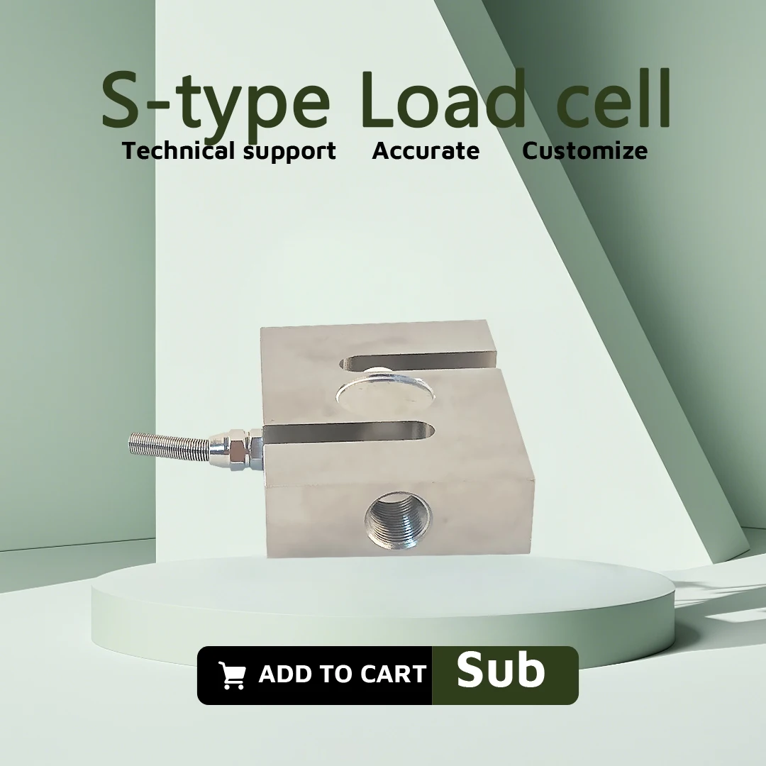 BENGBUZZYQ S-Typ Wägezellen-Kraftsensor 5 kg-5000 kg IP66 Wasserdichter Wiegesensor für Trichterwaage und Automatisierungssystem