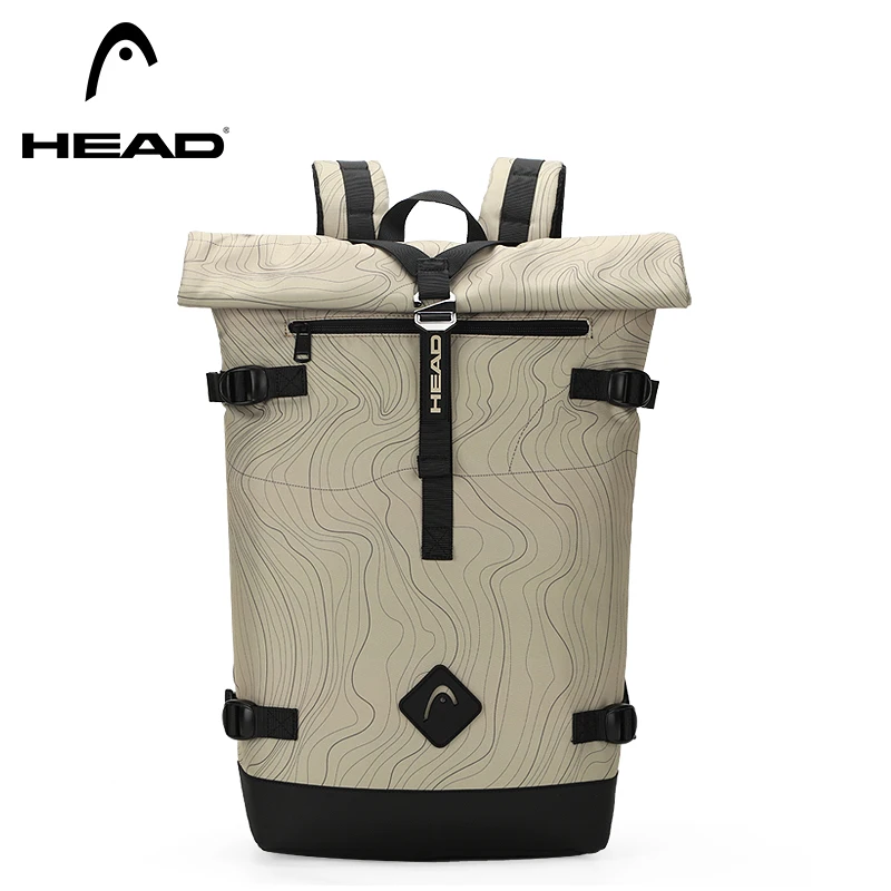 HEAD-mochila impermeable de viaje para hombre y mujer, morral para ordenador portátil de negocios, bolsa expandible para Colegio o Gimnasio Deportivo