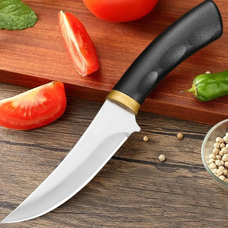 Stainless steel Butcher Boning Knife Chef Special Kitchen knife Portable Meat Cleaver and bone-removing knife with knife sleeve view 5
