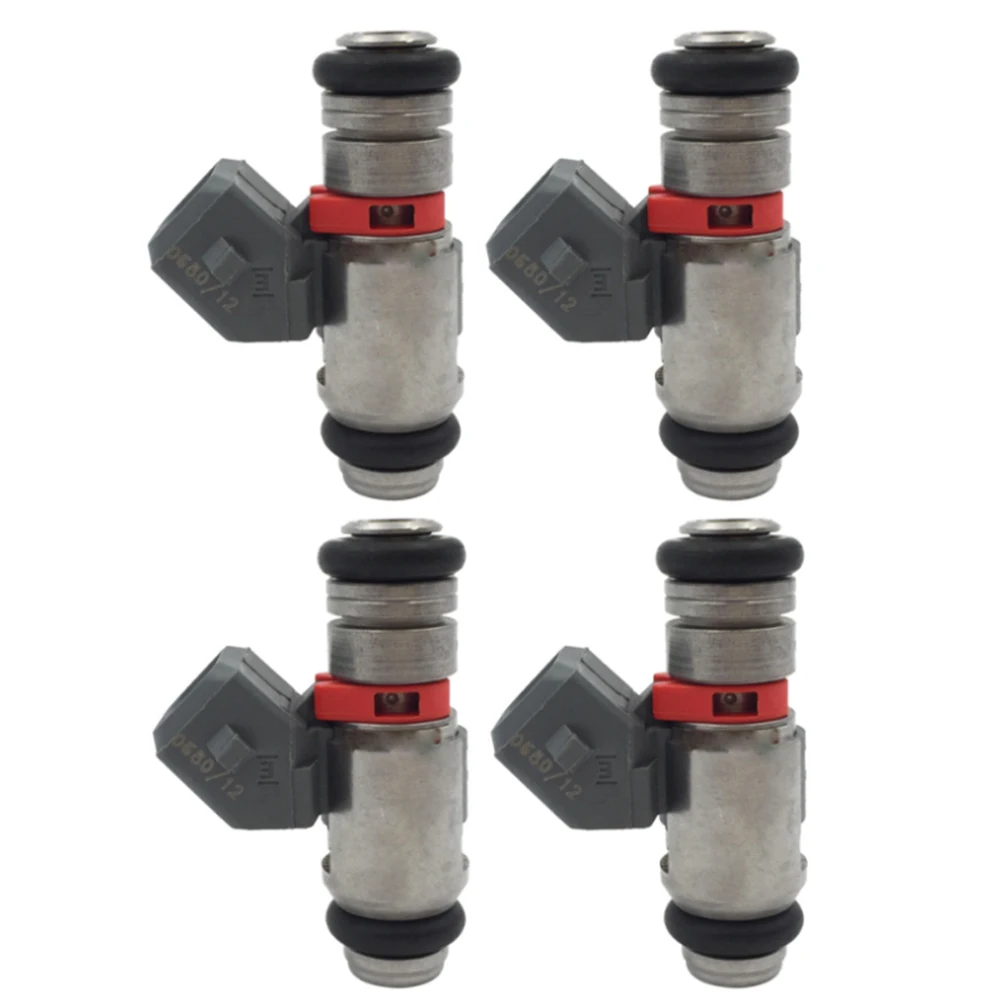 4pcs Fuel Injector IWP058 for Volkswagen Golf IV 4 BJ99 1.4 L 55KW for Audi Seat