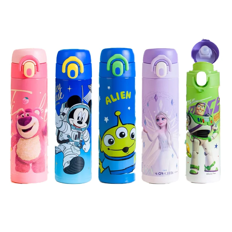 

510ml Disney Co-Branded Children's Insulated Cup Large Capacity Water Cup for Boys and Girls To School Convenient To Carry