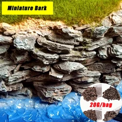 20G Simulation Stone Miniature Bark Diy Model Making Toys Scenario Base Making Materials Military/Sandtable Landscape Diorama