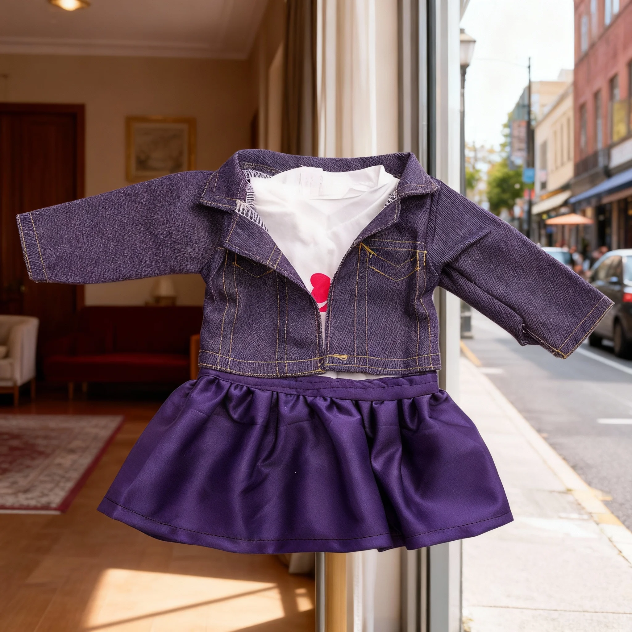 18인치 아메리칸 인형 옷 세트 43CM 리본 베이비 인형 옷 액세서리 네누코 로파 우리 세대 소녀 DIY 장난감 선물