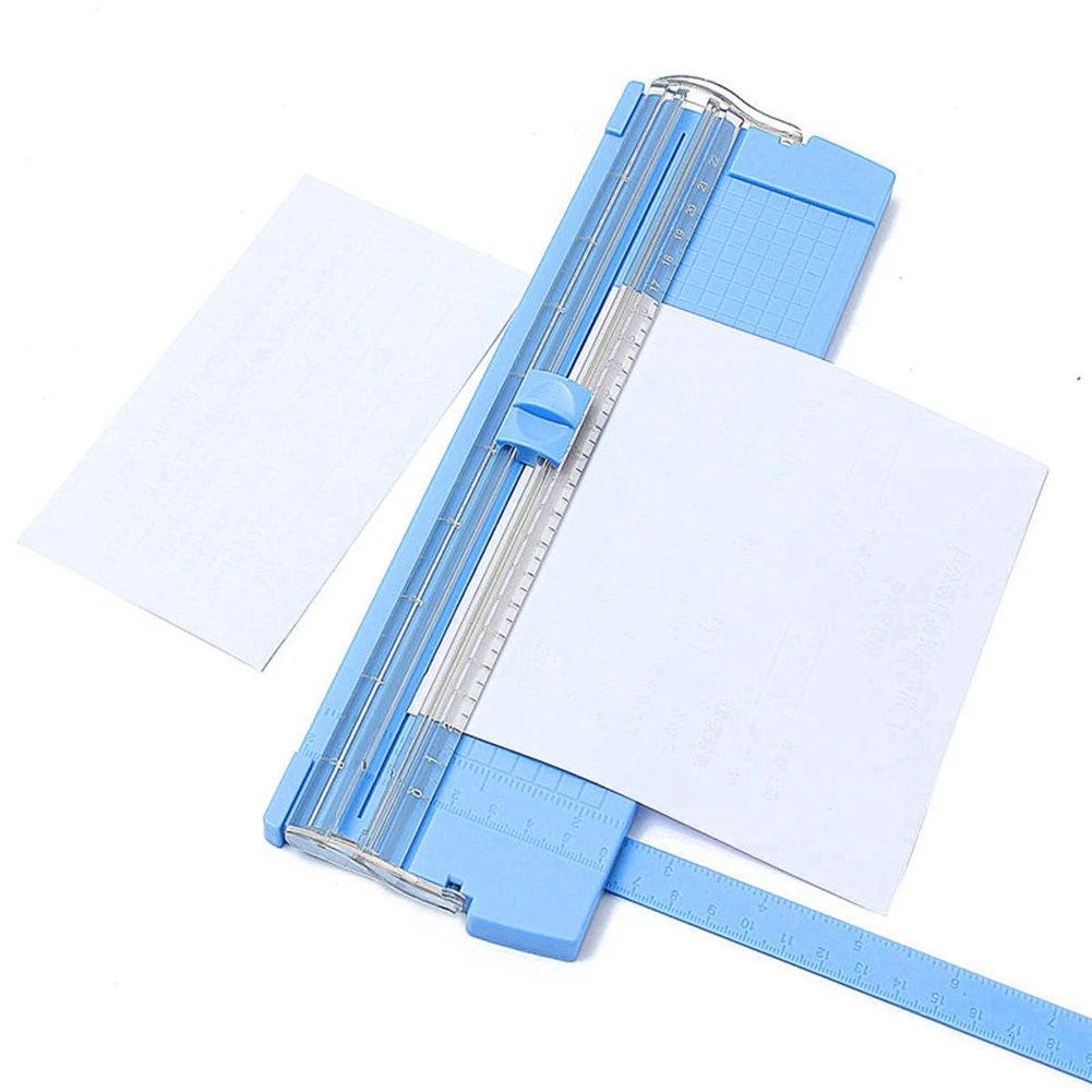 1-10pcs A4 A5 Paper Cutter Paper Cutting Guillotine Replacement Blades Cutter for Photo Trimmers Scrapbook with Pull-out Ruler