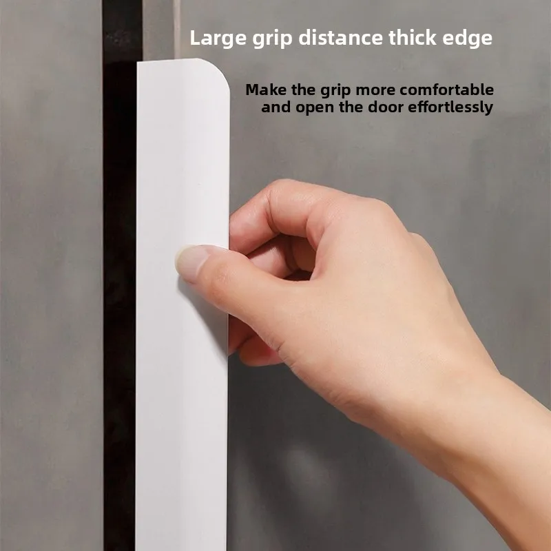 سبائك الزنك خزانة المطبخ تسحب مقابض الأدراج أسود فضي مخفي مقابض للخزانة باب غرفة النوم الأثاث مقبض الأجهزة #4