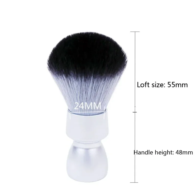 YAQI Heavy Metal Sense Of Technology Handle Timber Wolf Synthetic Hair Tuxedo Knot Brush New Portable Travel Wet Shaving Brush