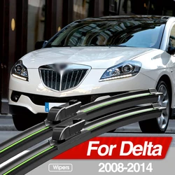 Dla Lancia Delta 2008-2014 pióra wycieraczek przedniej szyby 2 sztuk akcesoria do szyb przednich 2009 2010 2011 2012 2013