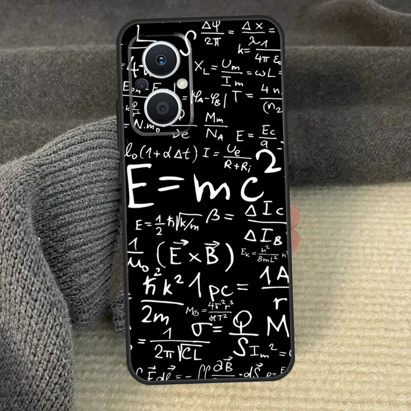 العلوم الرياضيات الفيزياء الصيغ جراب هاتف ل ممن لهم رينو 12 12F 13 13F 11 8T 7 8 10 برو ممن لهم البحث X8 X6 برو X3 X5 لايت غطاء