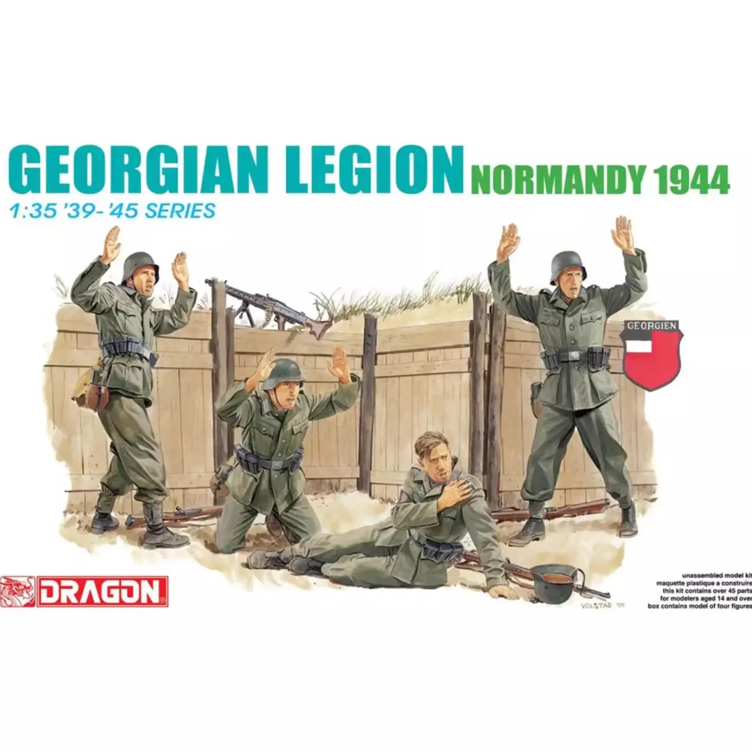 Dragon 1/35 6277 de la Seconde Guerre mondiale, fucLegion allemande (rhum 1944) (4 figurines)