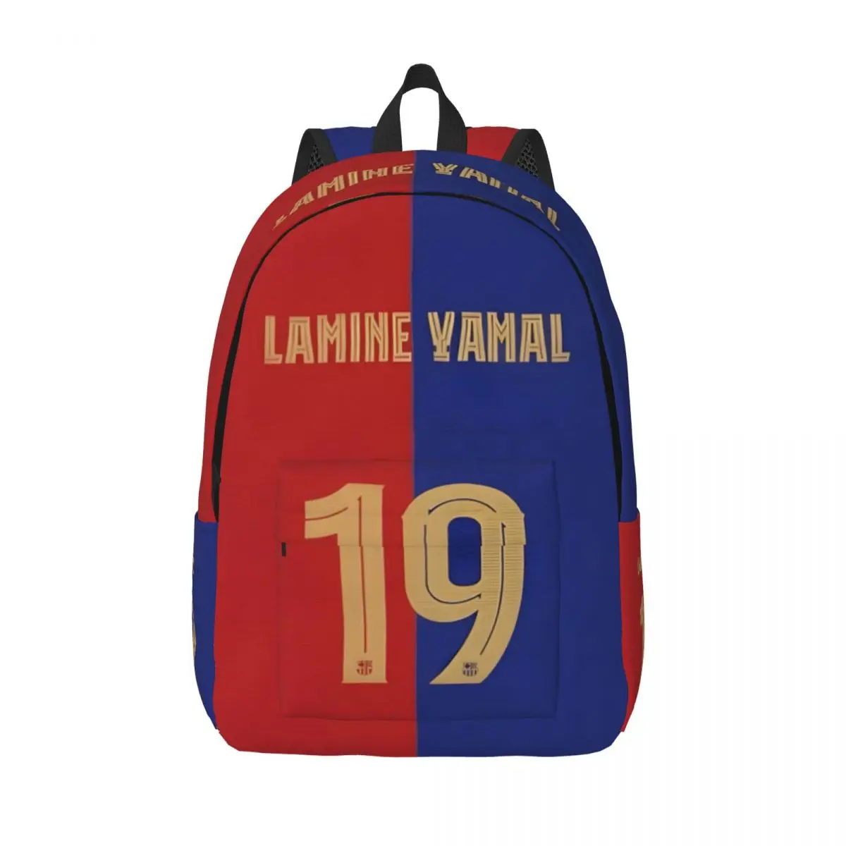 Lamine Yamal Number 19 Bag Printed Lightweight Casual Schoolbag For School, Outdoor, Shopping, Office 15.7in 17.7in