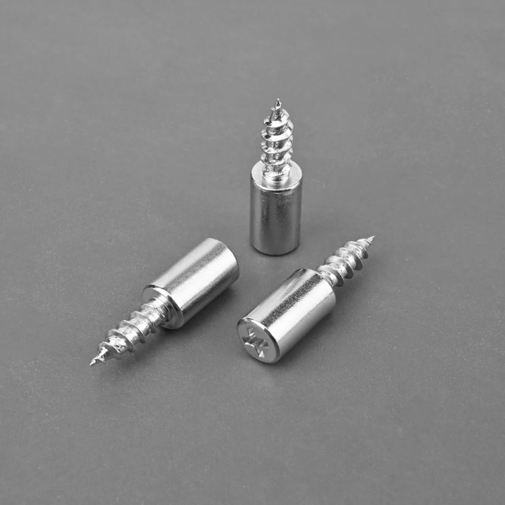 Yiqianyuan M4.5x25mm مسامير ذاتية التنصت لخزانة خزانة تخزين الرف الحاجز المسمار دعم ثابت مع الأكمام المطاطية