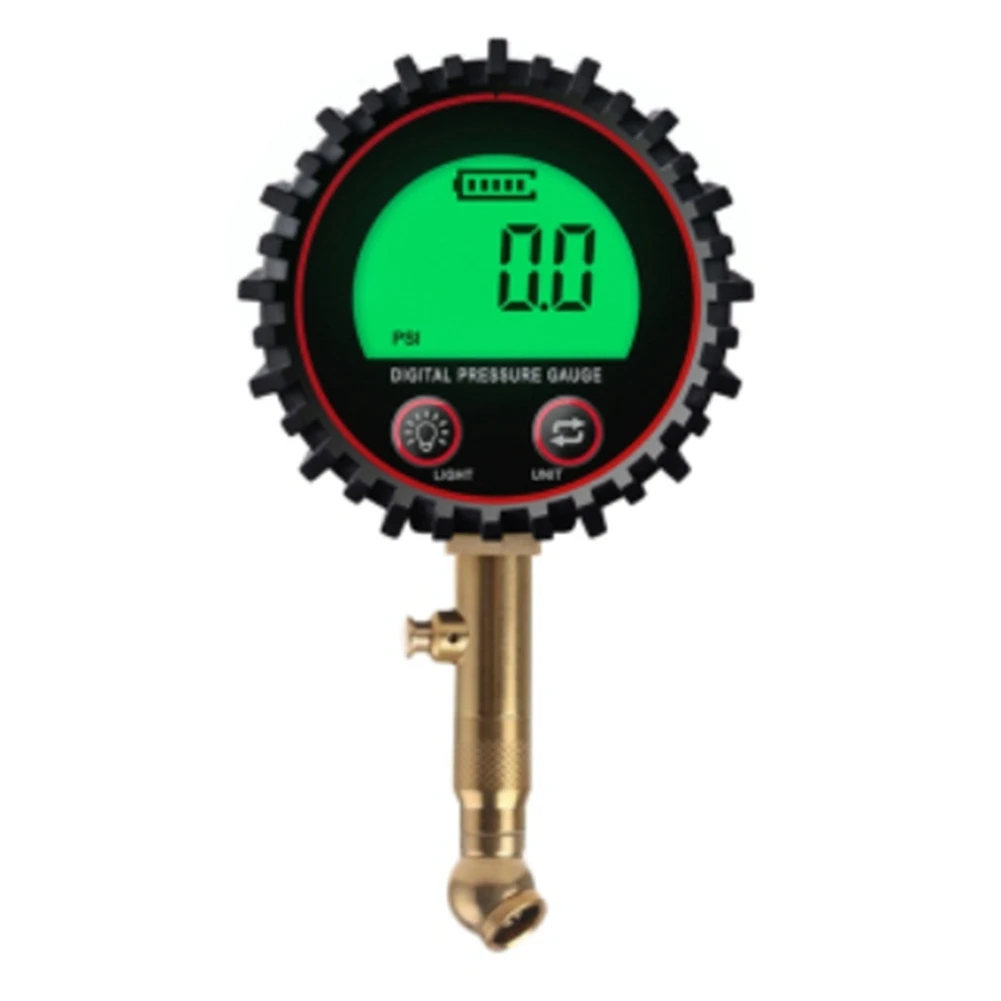 Upgrade Digital Tire Pressure Gauge Air Chuck and Compressor Accessories LCD Display Heavy Duty LED Spotlight 255PSI