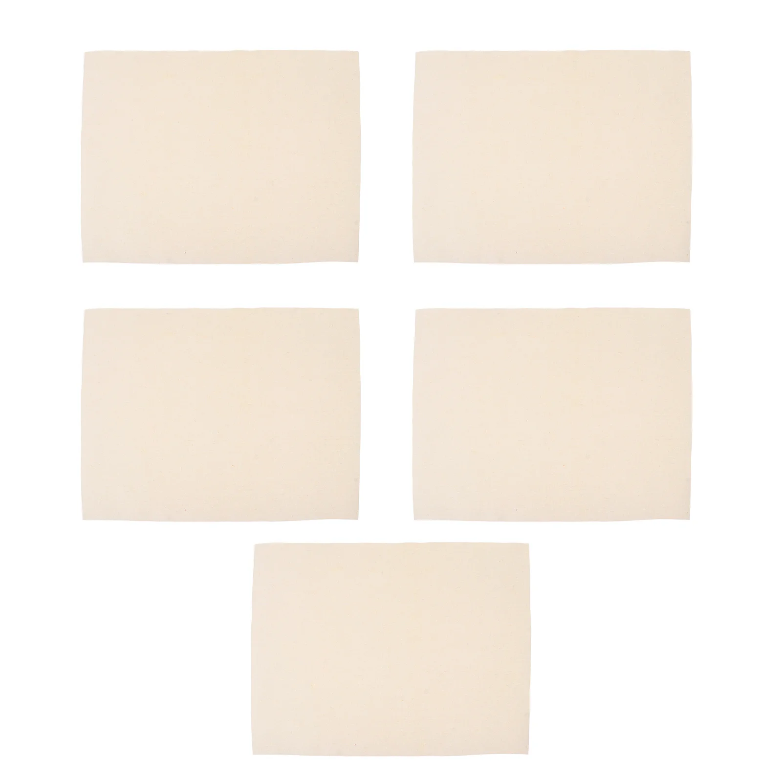 5 أوراق فارغة النفط اللوحة قماش سطح أملس DIY إطارات الصور المهنية لوازم الفن النفط اللوحة قماش #2