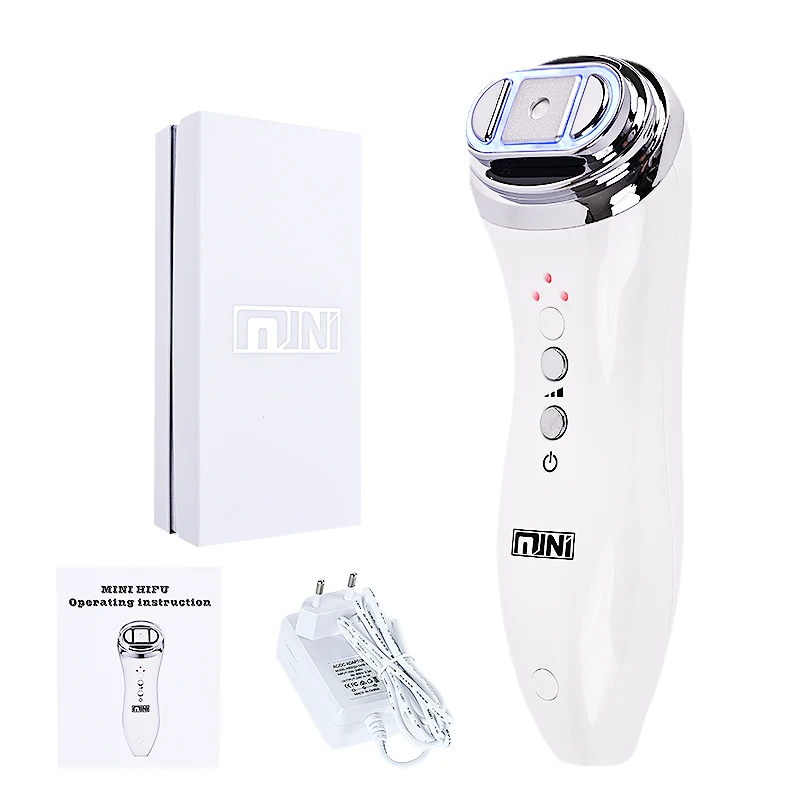 

Miniature high intensity focused ultrasound facial lifting skin machine compact skin facial massage and beauty machine LESEN