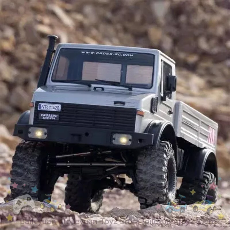 Crossrc Rc Crawler Emo Nt4 1/10 Scale Unimog 4Wd Electric Remote Control Off Road Model Truck Rock Climbing Hobby Vehicle