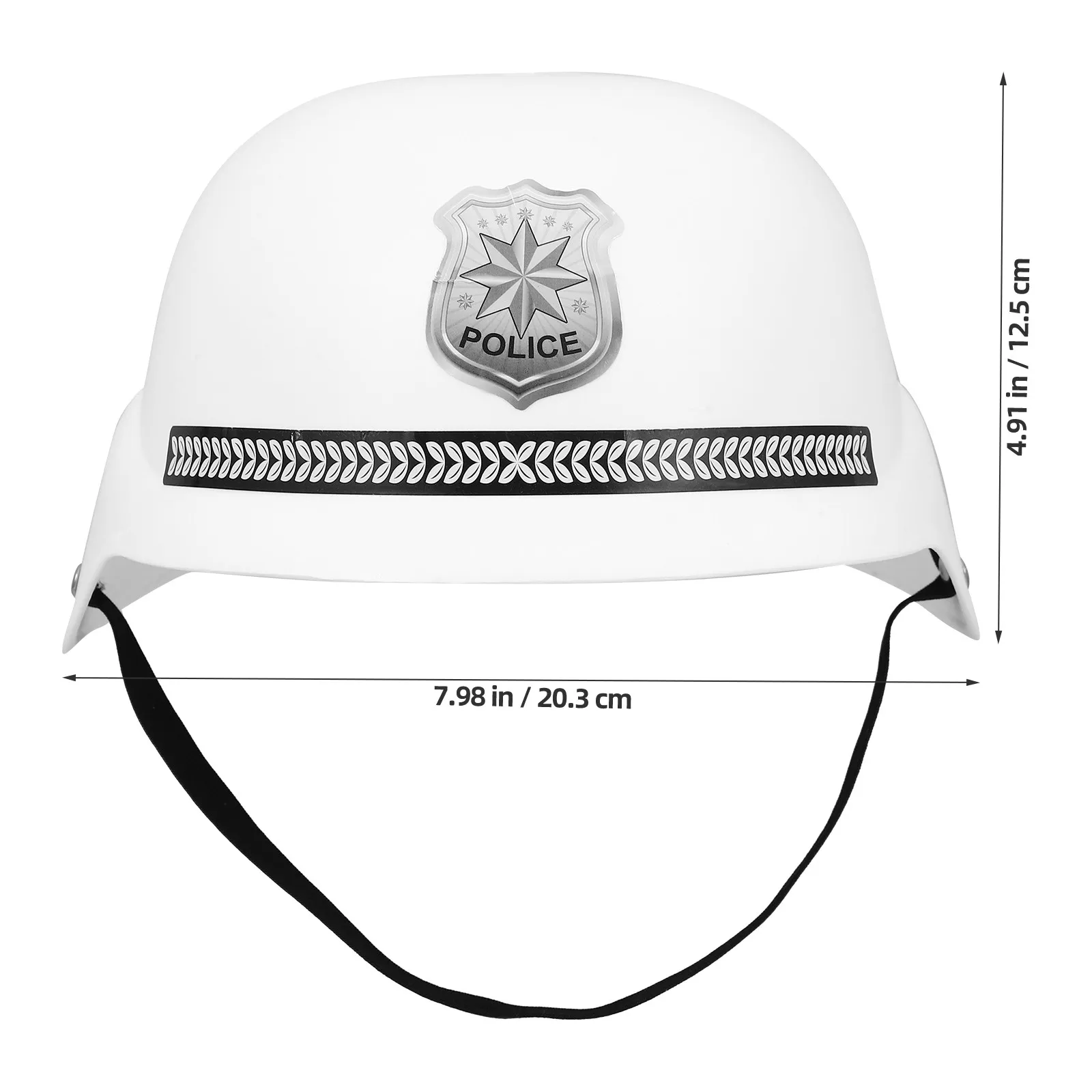 Dziecięcy strój policjanta, akcesorium do odgrywania ról na Halloween, karnawał, przedstawienie teatralne, dekoracyjna czapka do cosplayu
