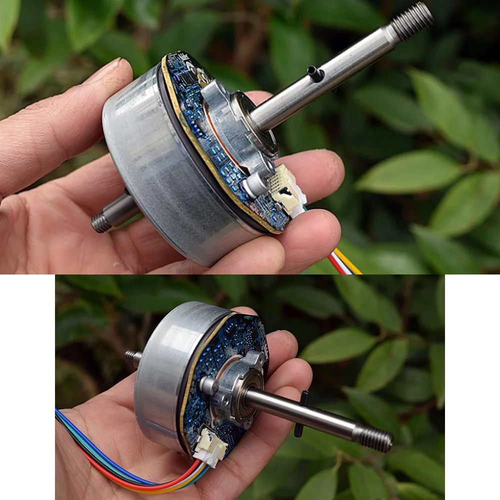 DC 24V 5V Brushless Motor 100HZ-600HZ PWM Signal Input DC Motor 61mm Variable Frequency Fan Motor Air Purifier Brushless Motor