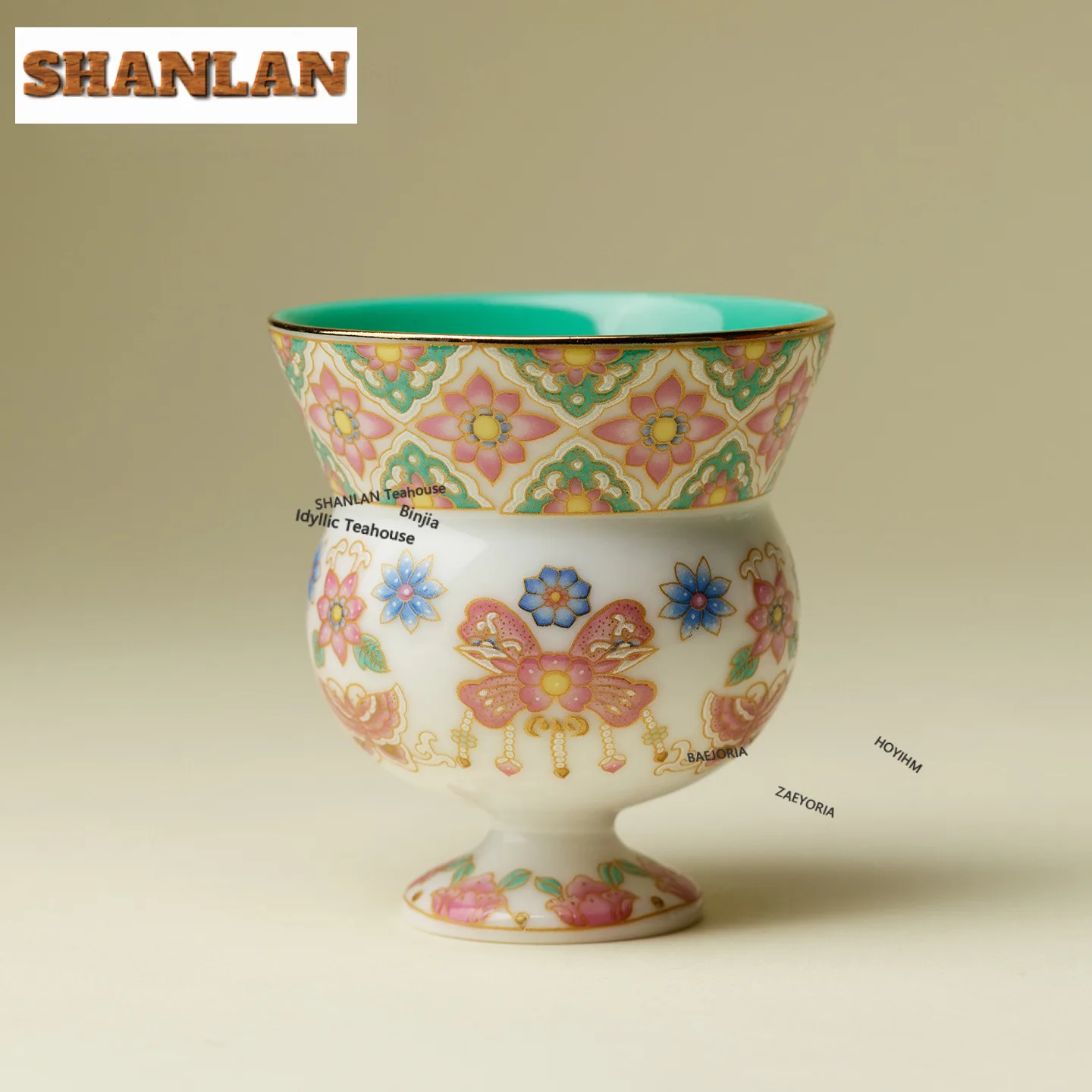 

Чайная чашка 50 мл с узором «Бабочка и цветы», японская чайная чаша, красивая чашка для дегустации чая, персональная чашка для чаепития, мастер-чашка для чайной церемонии Чаджан, китайский чайный набор