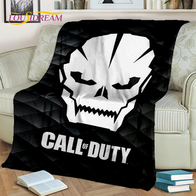 3D Call of Duty,COD Game, Gamer HD Blanket,Soft Throw Blanket for Home Bedroom Bed Sofa Picnic Travel Office Cover Blanket Kids