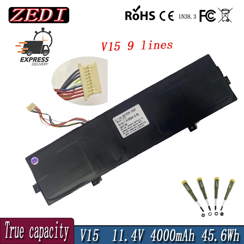 Imagem -02 - Bateria do Portátil para Dere M12 Mbook M11 r6 r9 V15air V15 Max V15 Pro Chuang Ruixin Aierxuan R12 Pro Gn22 V15 Dere V15 zd