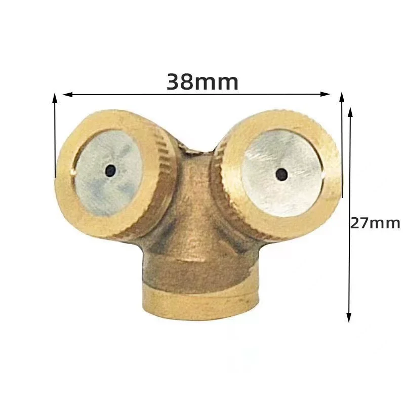 High Performance Brass Spray Nozzle for Farming Dust Suppression Mist Atomization Irrigation and Cooling Needs