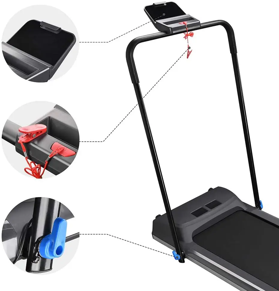 

Instant-Setup, Space-Saving Mini Treadmill for Office & Home - Unbox, Fold & Run, Anywhere