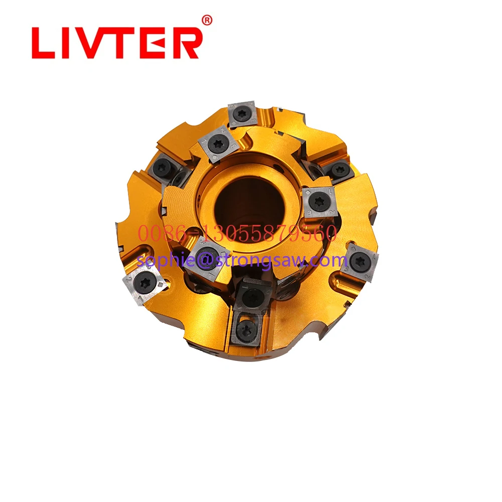 Livter Replaceable Spiral Cutter Head Tenoner Head Spiral Helix Cutter Shaft For Tenoning Machine