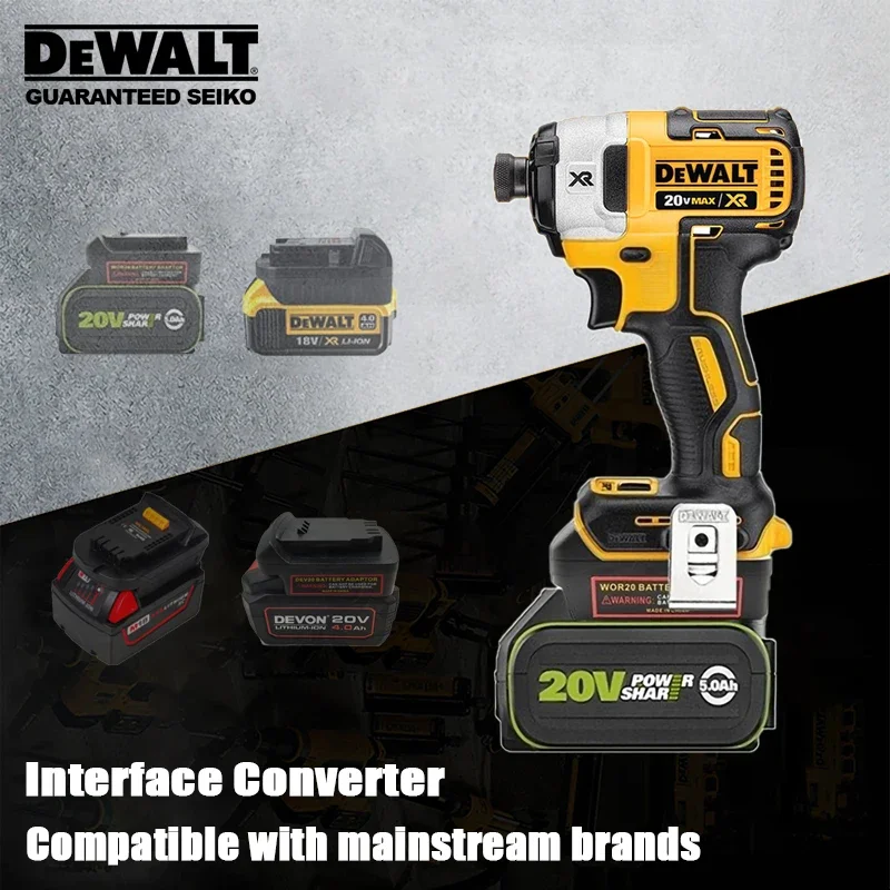 

Dewalt Adpater, преобразователь интерфейса электроинструмента, который может универсально, аккумулятор другого бренда и машина для Makita Worx Bosch Milwaukee