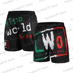 2024 LWO Chalk Line Retro Shorts Wrestling match Casual Layer Quick Drying Beach Pants  Surfing Loose Summer