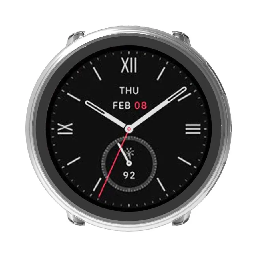 Full Coverage Tempered Glass Screen Protector For Amazfit Active 2 Case Protective Cover Shell For Huami Amazfit Active 2 Bumper