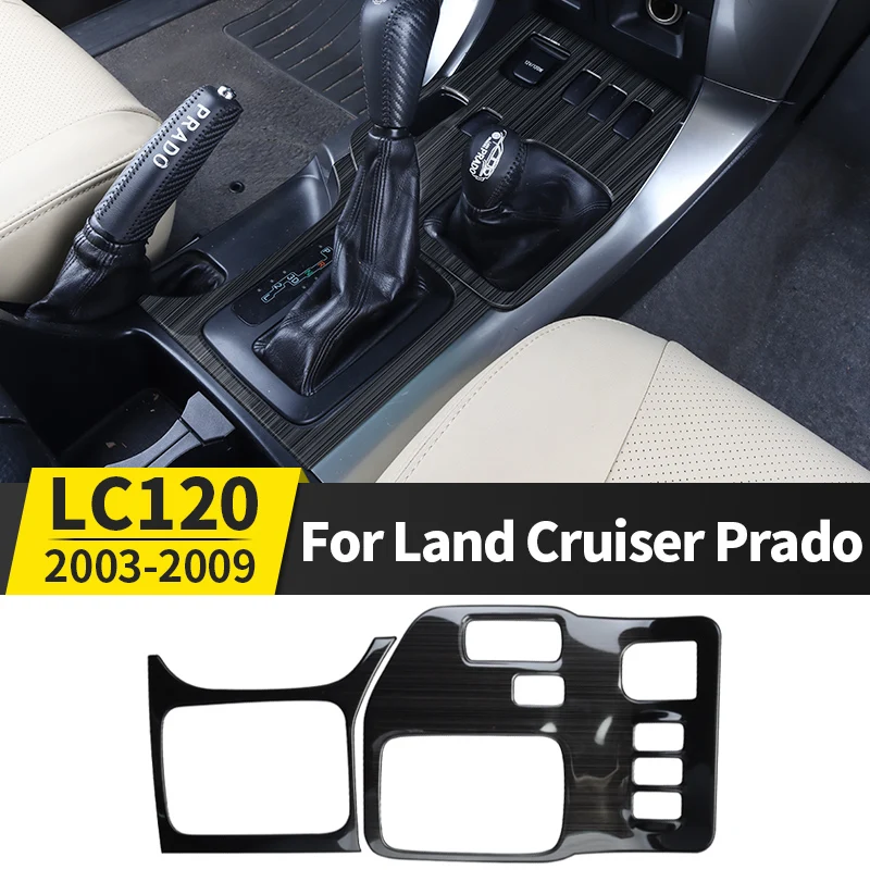 

Для 2003-2009 Toyota Land Cruiser Prado 120 Центральная панель управления Lc120 Fj120 декоративная коробка передач аксессуары для модификации