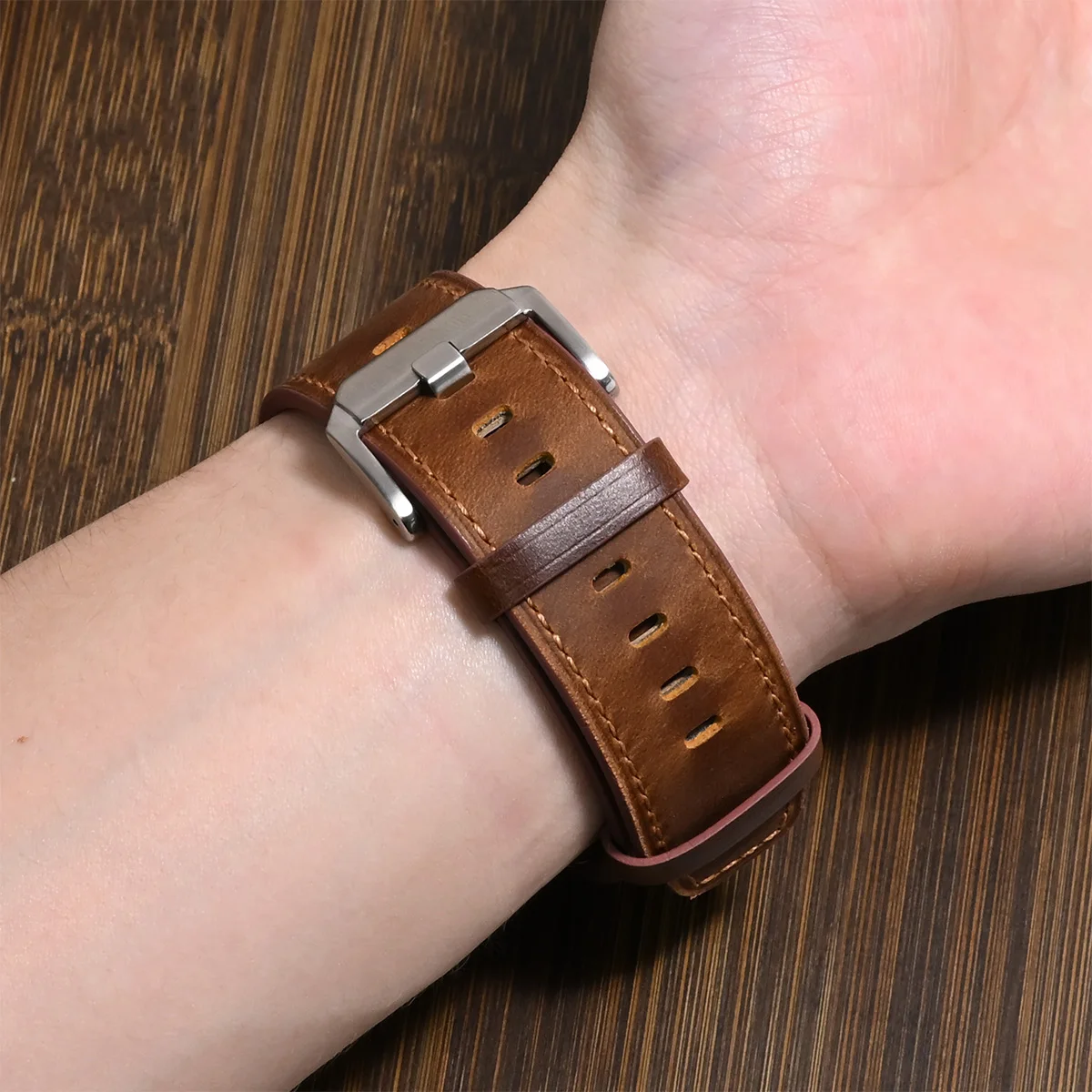 حزام جلدي لساعة سامسونج جالاكسي 8 40 مللي متر 44 مللي متر حزام سريع الإصدار لهاتف سامسونج جالاكسي 8 كلاسيك 46 مللي متر إكسسوارات سوار جديدة #4