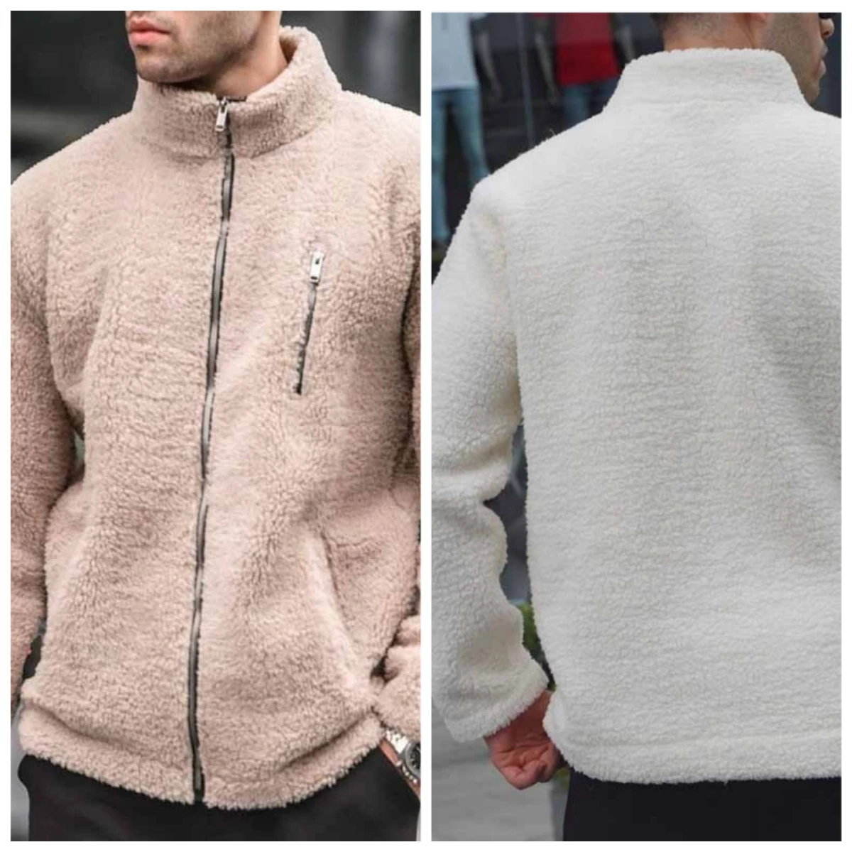 Windproof Fleece Jacket Men Women Long Sleeved Windbreakers Outdoor Trekking Hiking Running Sport Plush Coat Winter Ski Overcoat