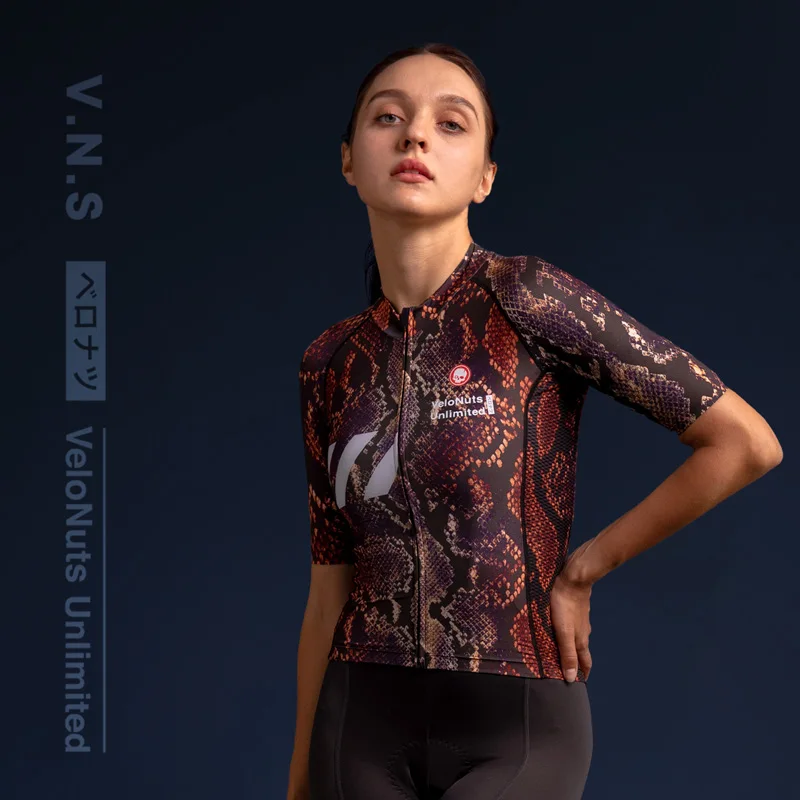 Velonuts Women Cycling Jersey Summer Anti-UV Bicycle Shirt Short Sleeve Breathable Mountain Road Riding Bike Sport Lady Shirts