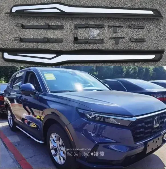 

New！ For Honda CR-V CRV 2022 2023 2024 Aluminum Alloy Car Running Board Side Step Bar Guard Pedals