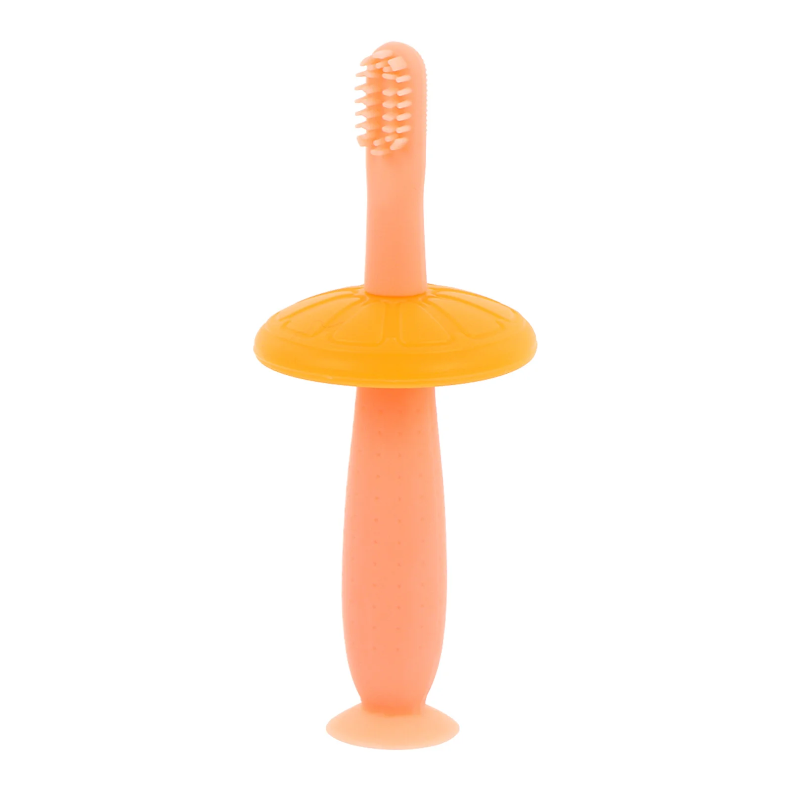 

1Set Silicone Baby Toothbrush Soft Bristle Oral Cleaner Silicone Toothbrush Flexible Head Gum Care Suction Cup