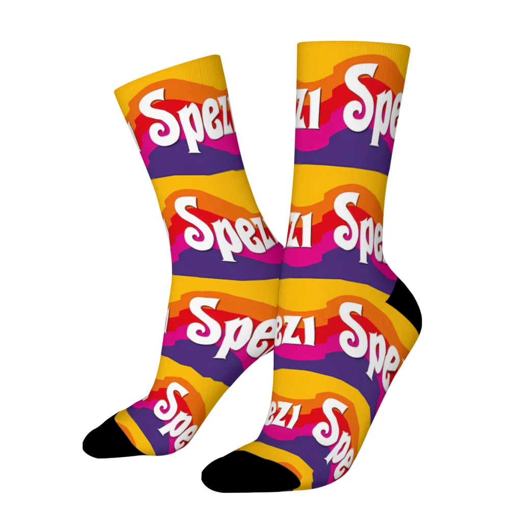 Paulaner Spezi Munich Funny Men's Socks Vintage Beer Drinks Street Style Novelty Crew Sock Gift Pattern Printed