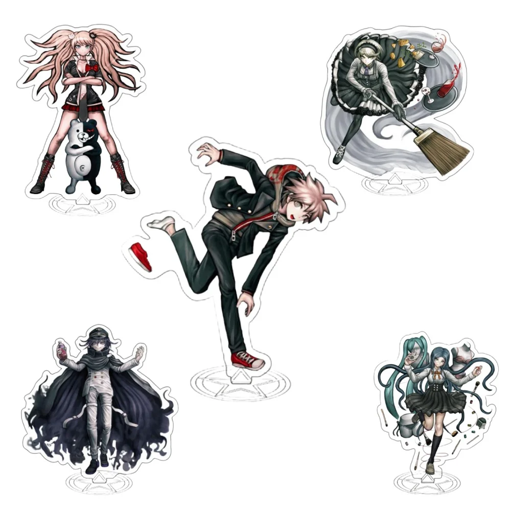 7pcs Hot Anime Danganronpa V3 Acrylic Stand Model Cosplay Characters Ornament Accessories Goods Collection Gifts 15cm