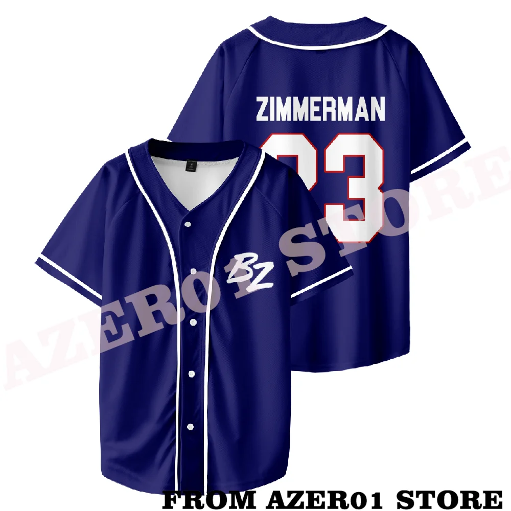 Bailey Zimmerman Baseball Jersey Merch Cosplay Jecket Tee T-shirt Summer Men/Women Tshirt Shirt Soccer Tee Coat